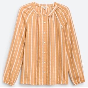 Stitch Fix l Les Serein Stripe Button Down Blouse, Large